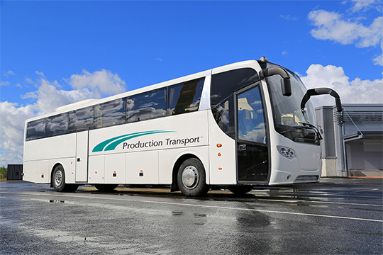Production Transport Bus Shuttle Service
